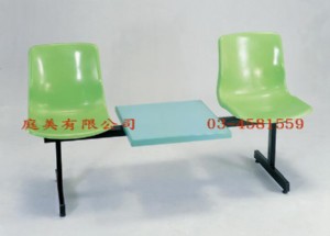 TMFRP-308A 連結會客椅-兩人份+茶几 W150